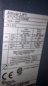 Преобразователь частоты 15кВт Altivar ATV71LD33N4Z Schneider Electric