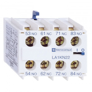 Блок дополнительных контактов 2NO+2NC мгновенного действия LA1KN22 Schneider